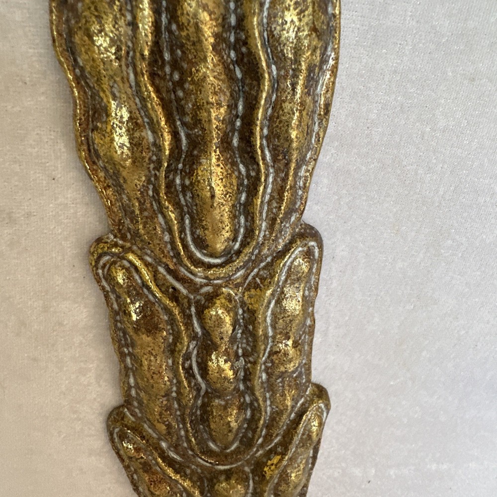 Antique Gold Metal Wall Sconce