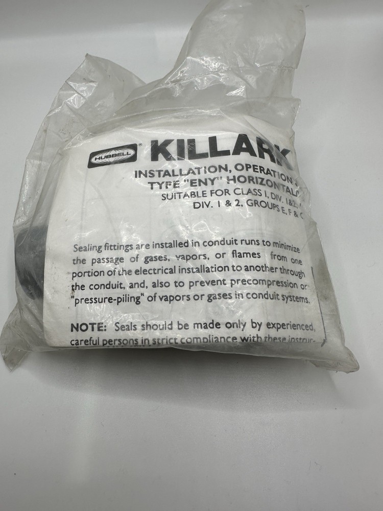 Killark 0054501 Type ENY Horizontal/Vertical Sealing Fitting **Free Shipping**
