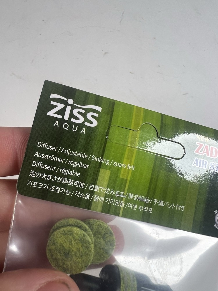 Ziss Aqua ZAD-15 Air Stone Adjustable Sinking Diffuser New in Package