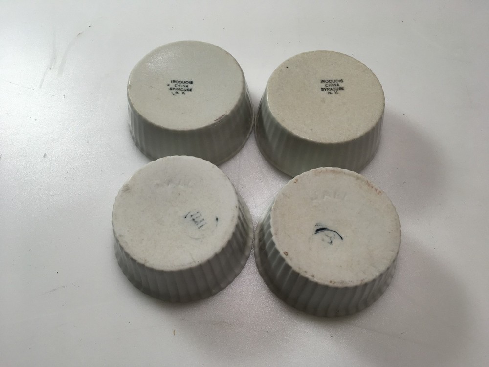 Ridged Sauce Cup Set of Four