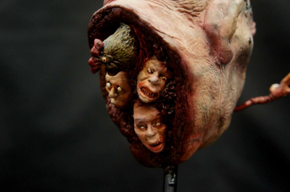 Voodoo 1:3 scale Head Art Statue Simon Lee Spiderzero