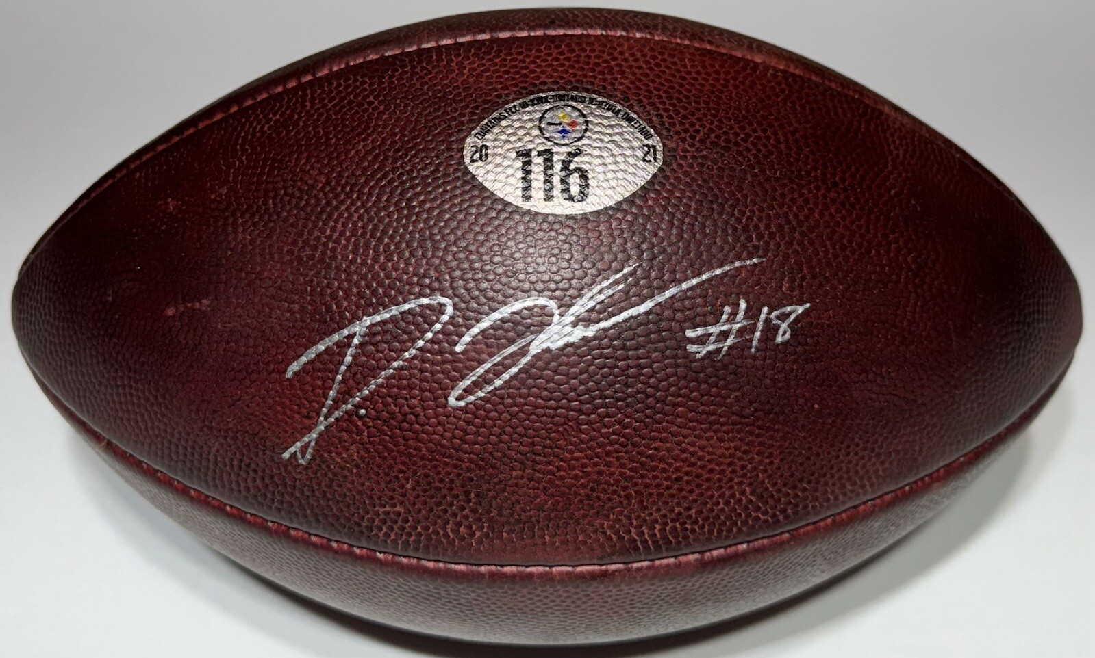 Steelers Game Used Ben Roethlisberger Touchdown TD Pass Football 9/12/21 Bills