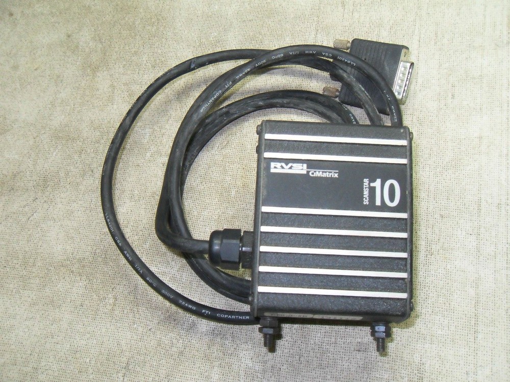 1 RVSI CIMATRIX SCANSTAR 10 BARCODE SCANNER