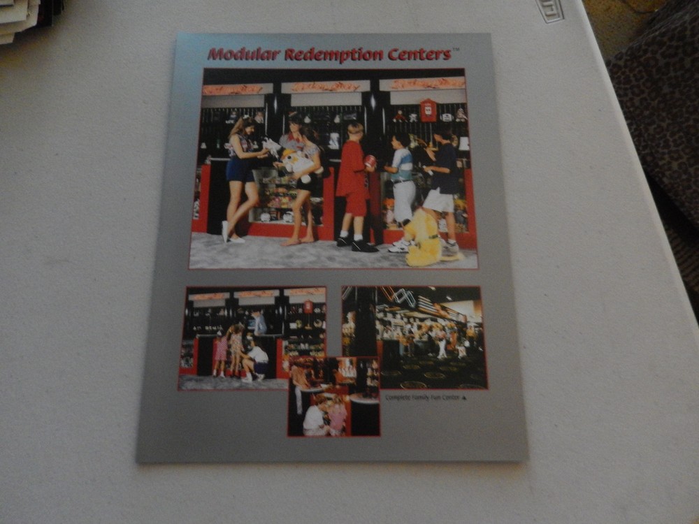 BOB'S SPACE RACERS MODULAR REDEMPTION CENTERS  arcade game flyer