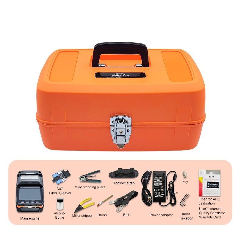 AI-6A Optical Fiber Fusion Splicer Core/Cladding/Manual Alignment Color Screen