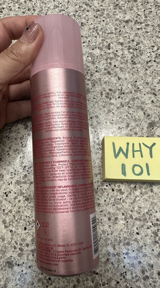 ONE/SIZE On 'Til Dawn Mattifying Waterproof Setting Spray 3.4oz/143mL SEALED