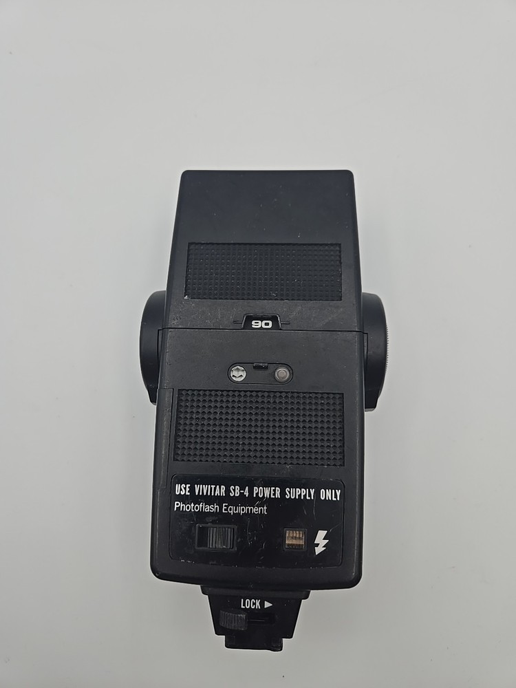 Vivitar 283 Auto Thyristor Shoe Mount Vintage Camera Flash Untested