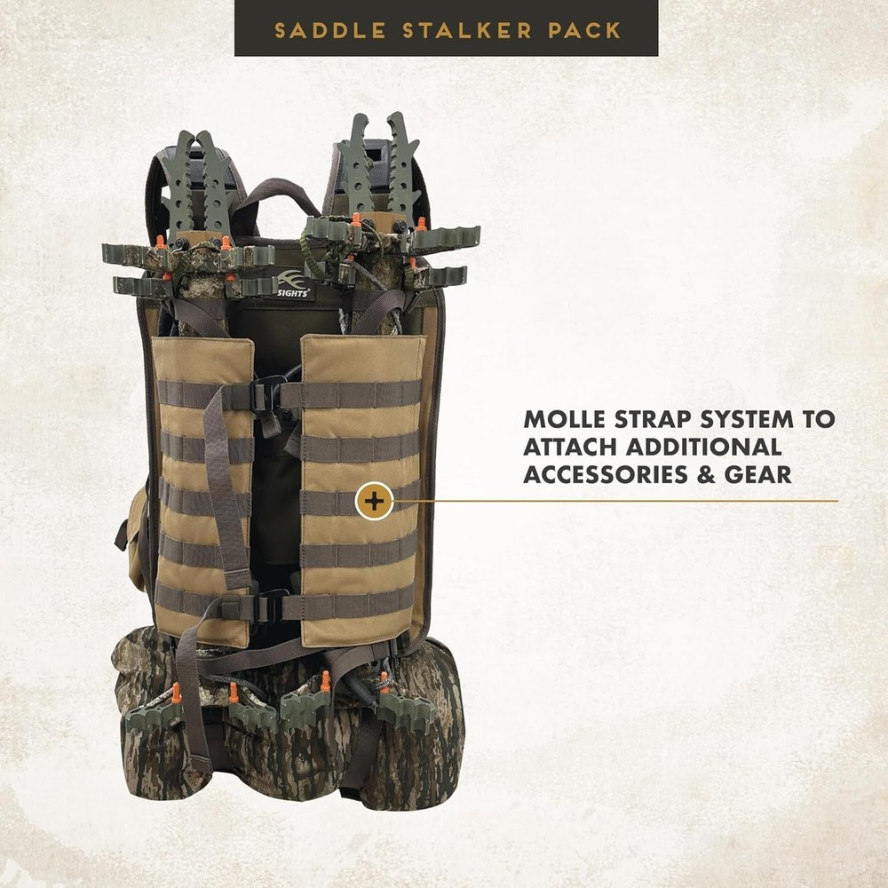 Hunting by frogg toggs Saddle Stalker Hunting Backpack Solid Elements Brown