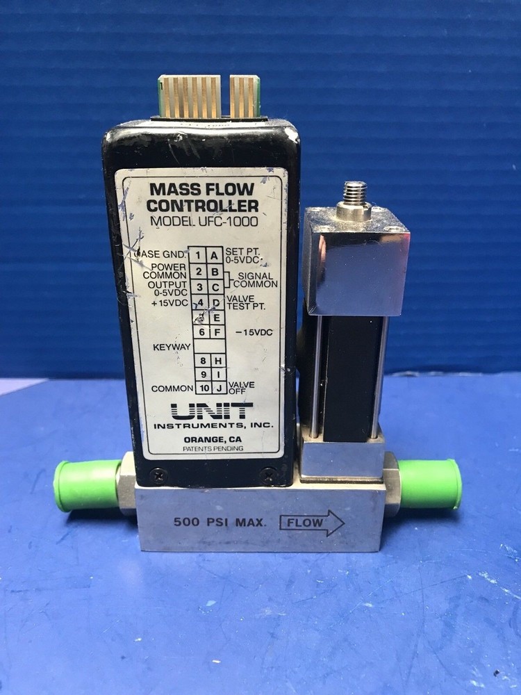 Unit UFC-1000, MFC, Mass Flow Controller, O2, 1 SLM, Used