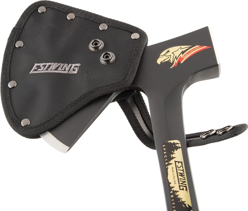 Professional Grade Wood Splitting Axe - Shock Reduction Grip=