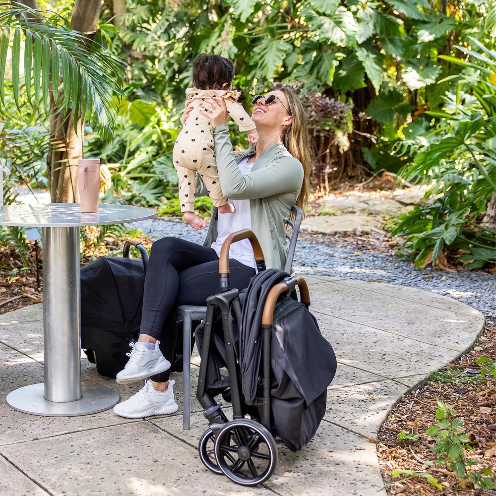 Joie Nutmeg Compact Stroller - Lightweight, One-Hand Fold, Portable