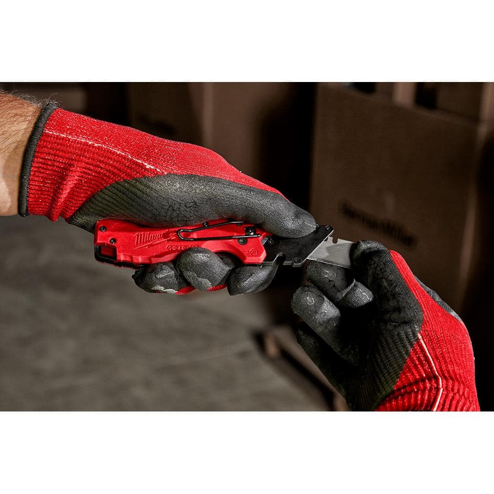 FASTBACK 6-In-1 Folding Utility Knife with General Purpose Blade