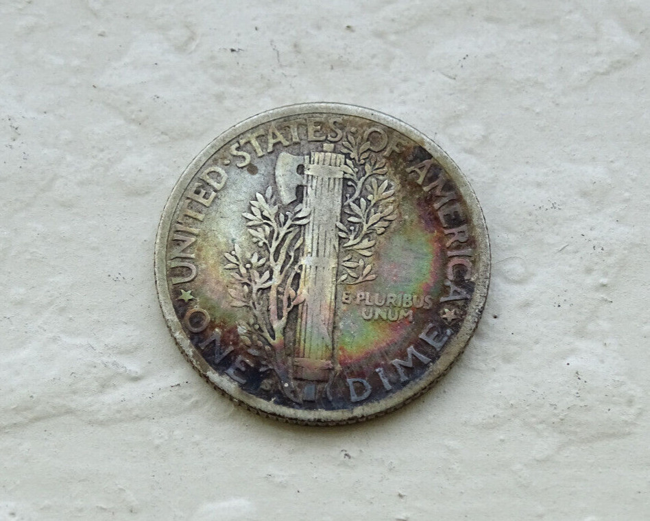 1938-S Mercury Silver Dime / FedEx Free Shipping / DS38md
