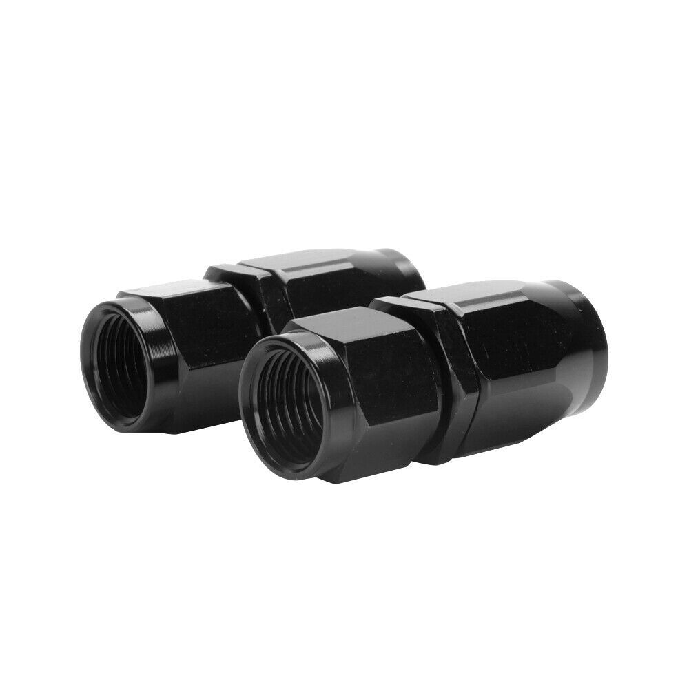 2Pcs AN6/AN8/AN10/AN12 Swivel Hose End Fitting Adapter Oil/Fuel/Gas Hose Line