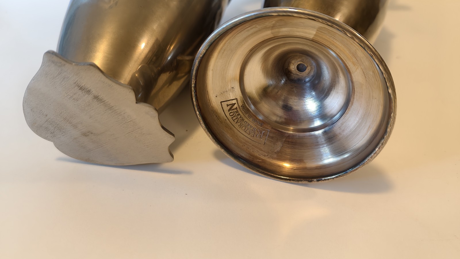 2 of Restoration Hardware Silver Penguin & Rooster Cocktail Shaker Set Vintage