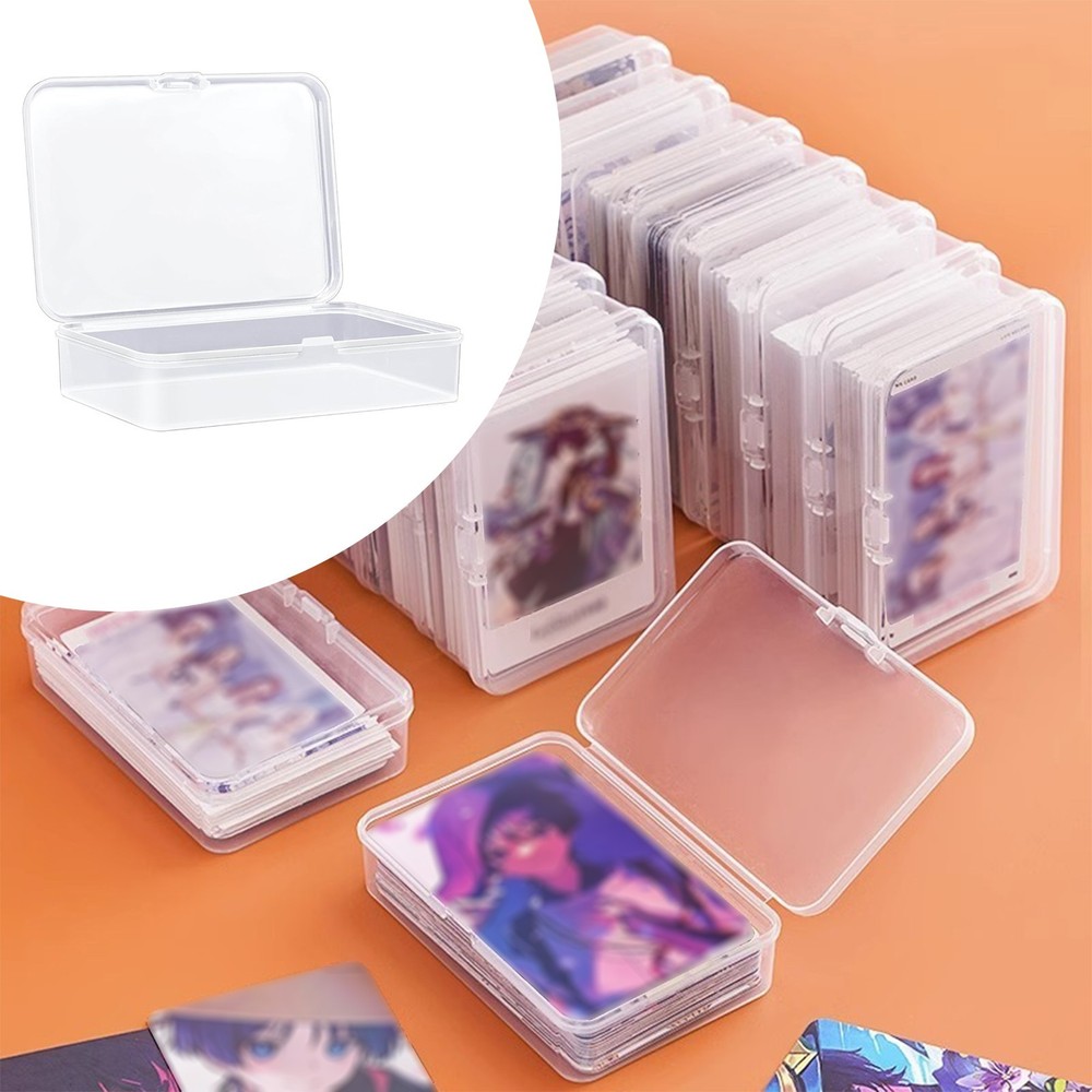 Playing Card Deck Cases Clear Plastic Game Card Box Holder Organizer 1pc