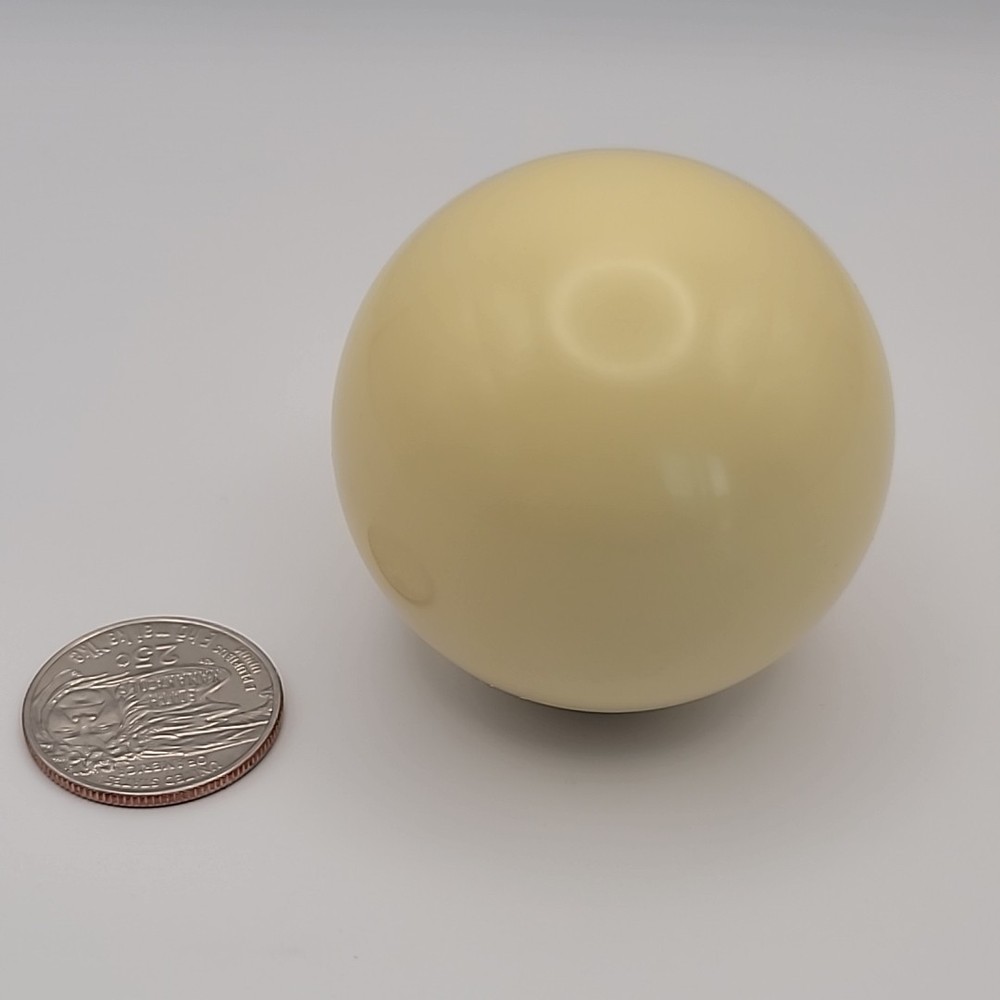 Vintage Billiard Ball / Pool Table Ball 2" Diameter VTG Solid White Que Ball