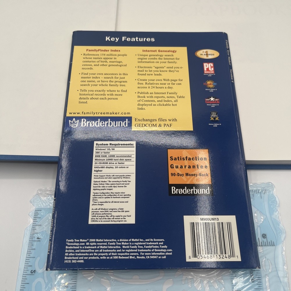 Memory Makers Family Scrapbook 2001 Includes Template Layout Booklet and CD’s