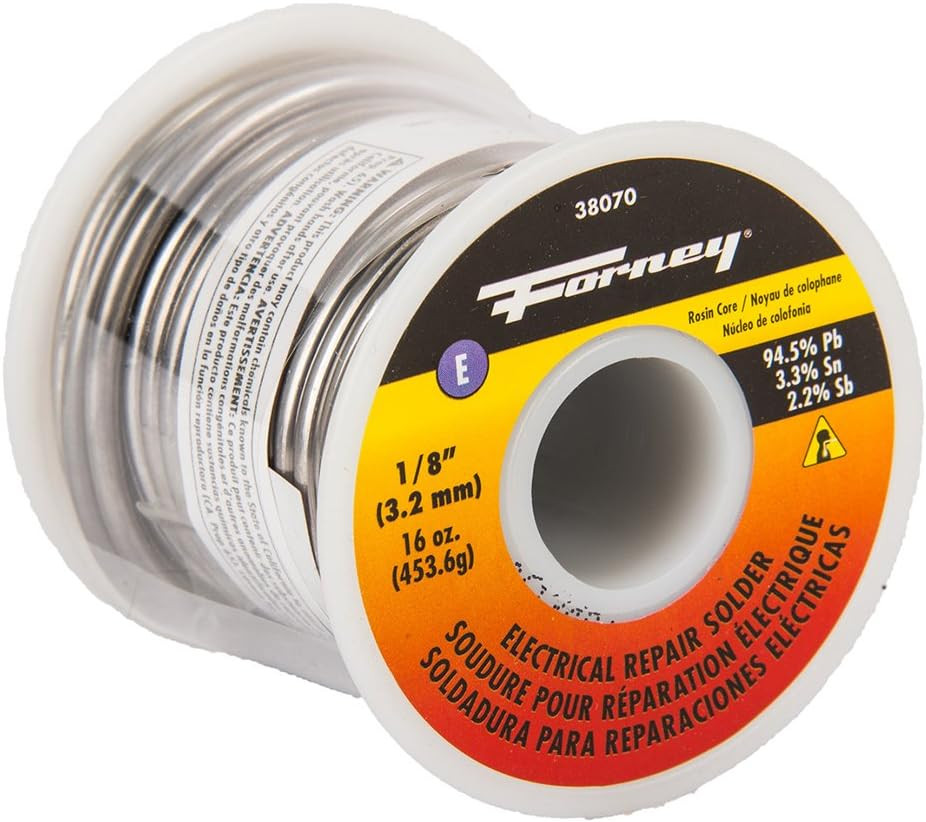 Solder Rosin 1/8", 16 Oz, Silver