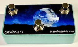 Three Button Footswitch for Ampeg AFP3 - HANDMADE IN USA
