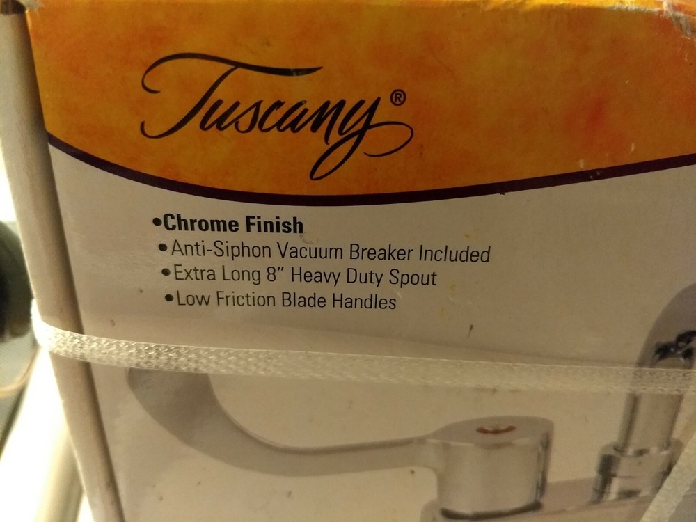 Tuscany Heavy Duty Chrome Laundry faucet.