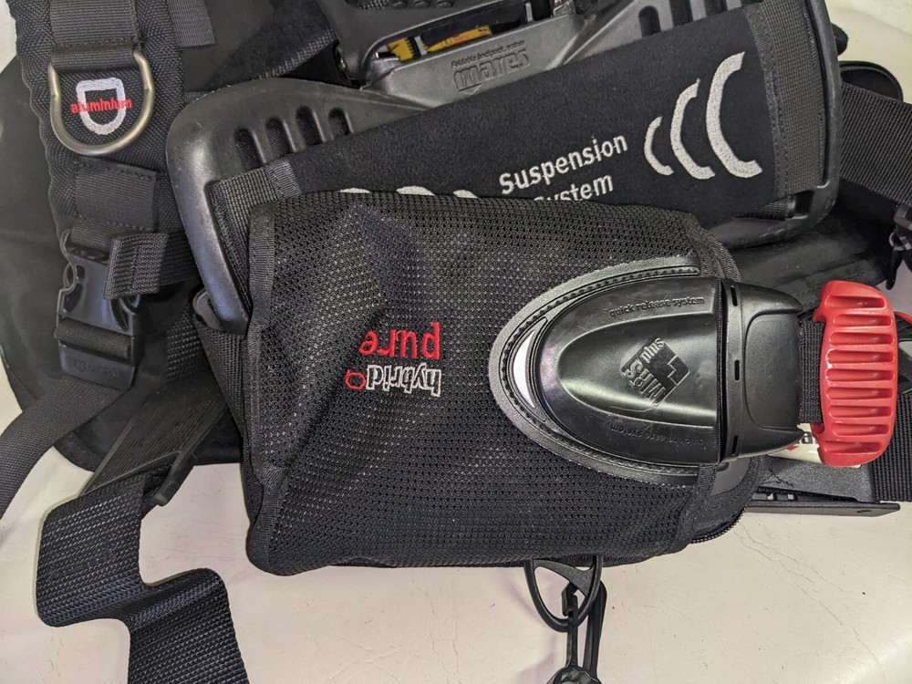 Mares Foldable Backpack System Diving Backpack Size M/L BC Scuba (L9)