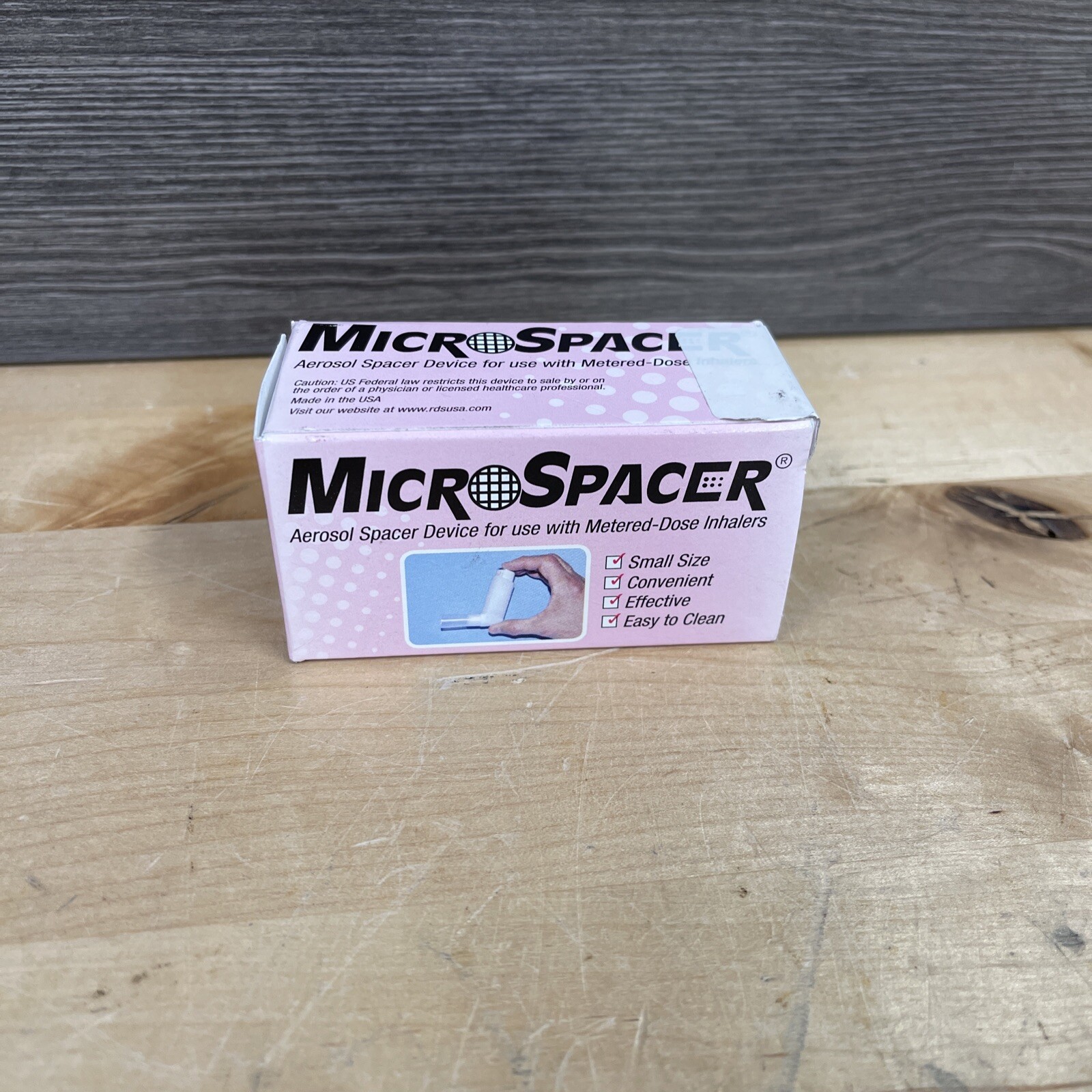 MicroSpacer for Metered Dose Inhalers Aerosol Spacer New