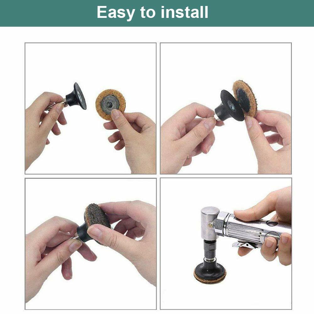 2 inch Roll Lock Surface Prep Conditioning Quick Change Sanding Discs w/ Holder