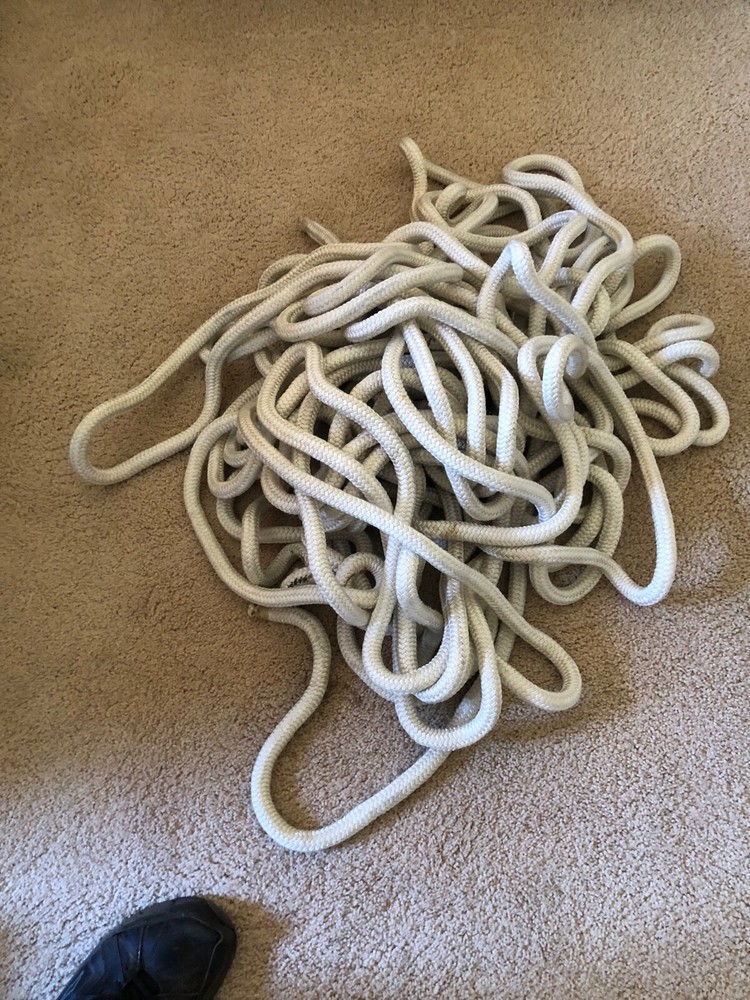 Premium double braded rope 5/8" X 156'