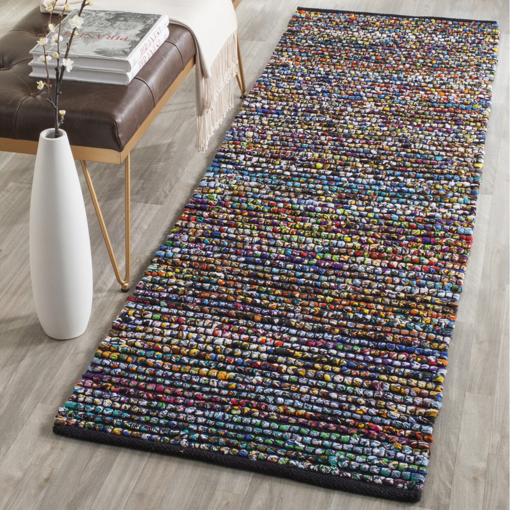 SAFAVIEH Cape Cod Collection CAP367A Handwoven Multi Rug