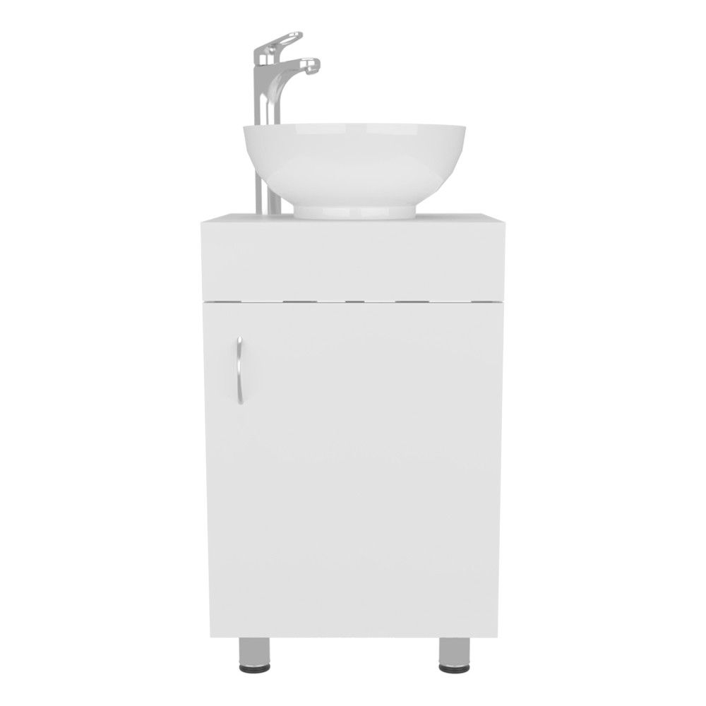 Everson Vanity Sink, White, Bathroom