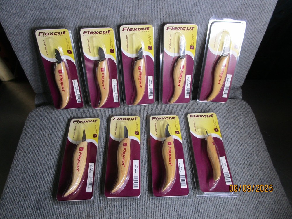 9pc Flexcut Wood Carving Tools