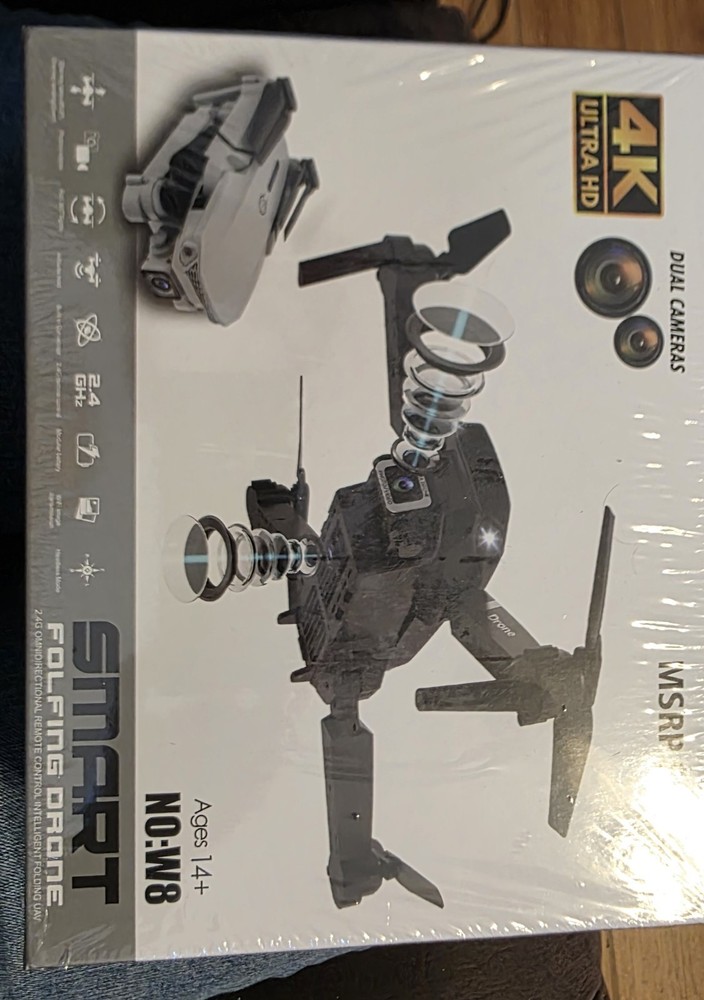 Smart Folding Drone 4K ULTRA HD Dual Camera