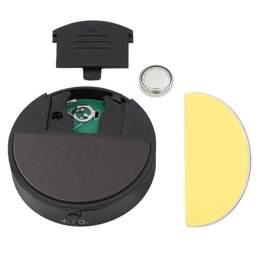 Xikar PuroTemp Round Digital Hygrometer, Accurate, 10-Second Refresh Rate