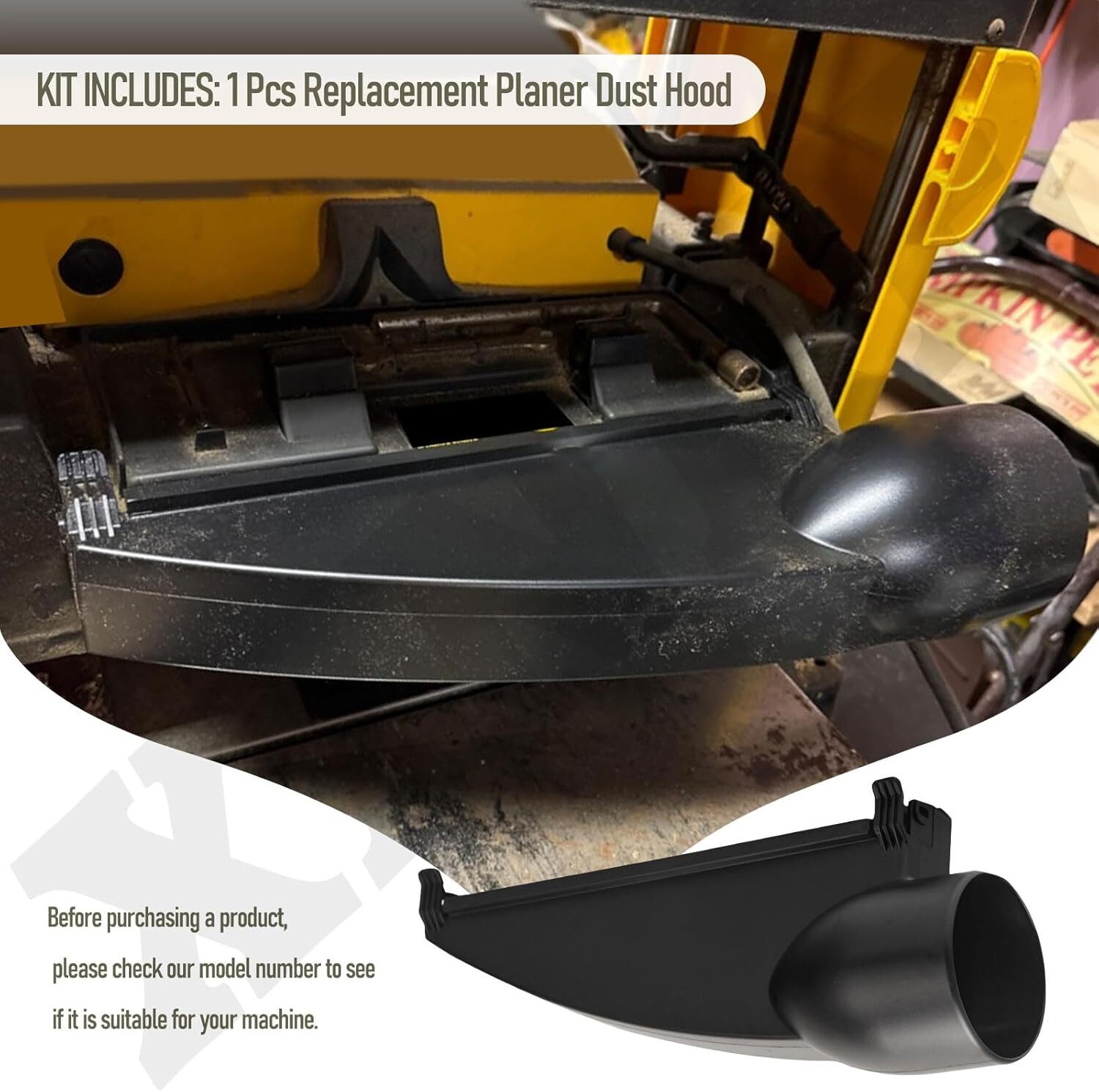 Fits DeWalt DW734 Type 1 Replacement Dust Hood part#5140006-97