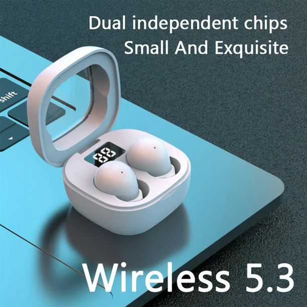 FRAZCOM Wireless Bluetooth 5.3, Waterproof Earphone Invisible In-Ear Earbuds