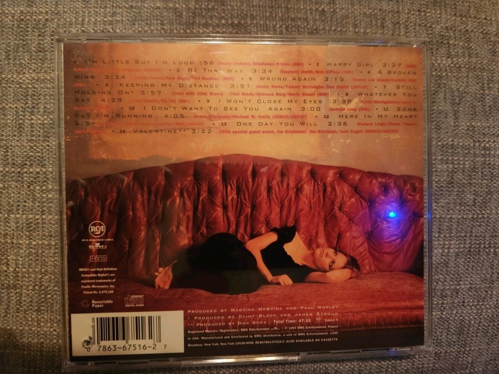 Autographed Martina McBride CD Evolution Signed