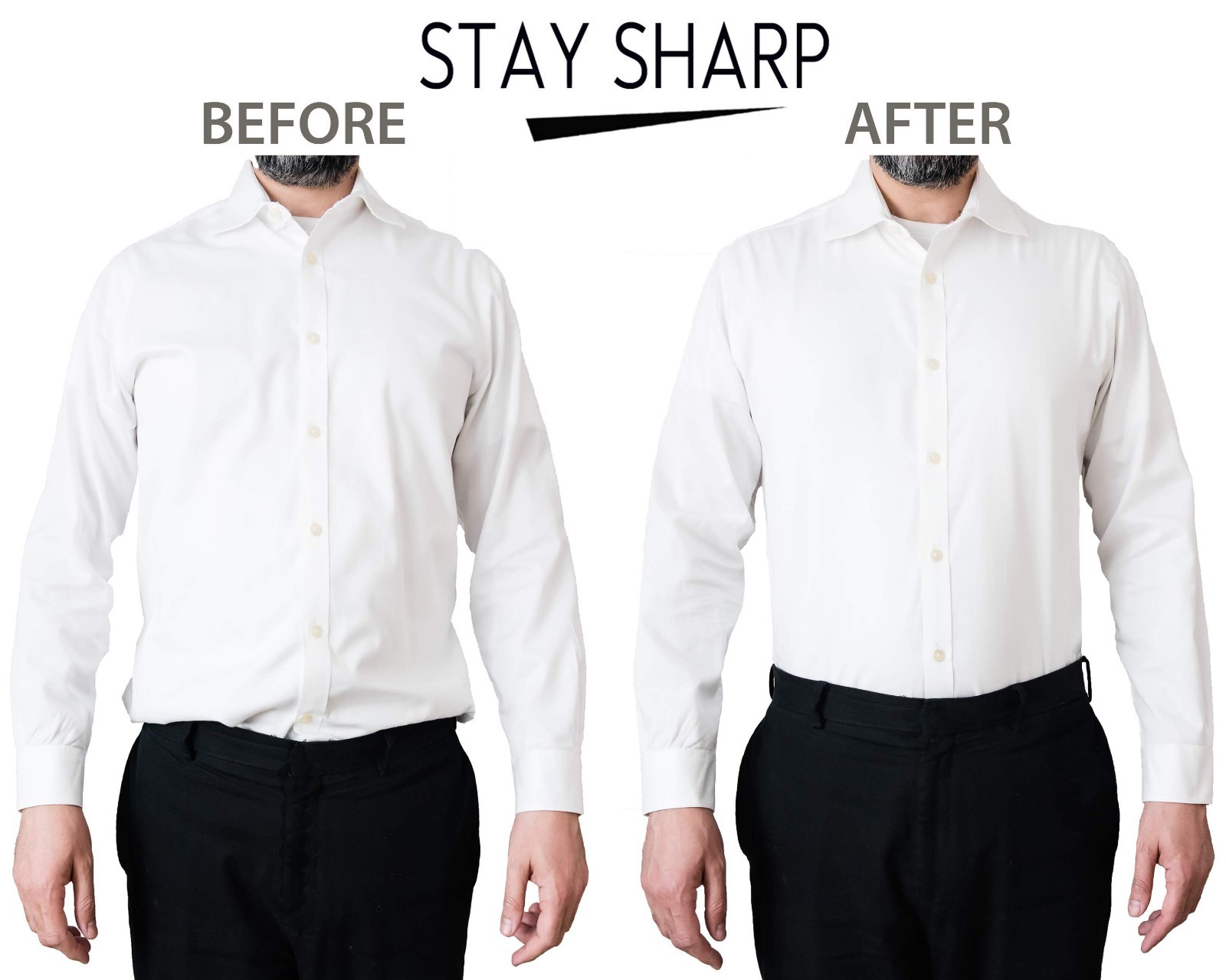 GARTER SHIRT STAYS BLACK MILITARY GRADE ADJUSTABLE COMFORTABLE + FREE GIFT