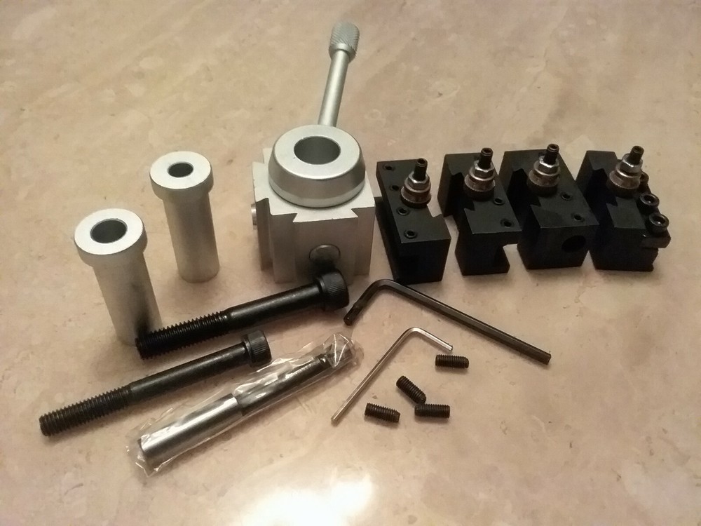 Precision Mini Quick Change Tool Post & Holders Set for Hobby Lathes 830M-new