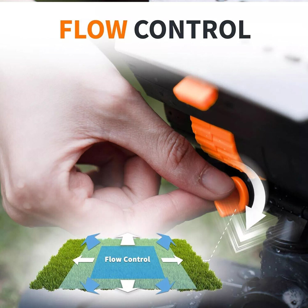 Mini Turbo Oscillating Sprinkler Garden Sprinkler Large Base Adjustable Range US