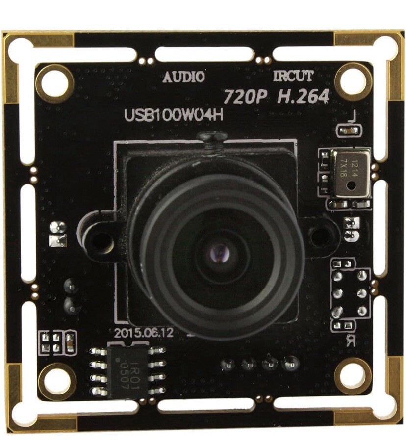 ELP 720p HD USB Camera Module with Microphone H.264 Mini UVC USB2.0