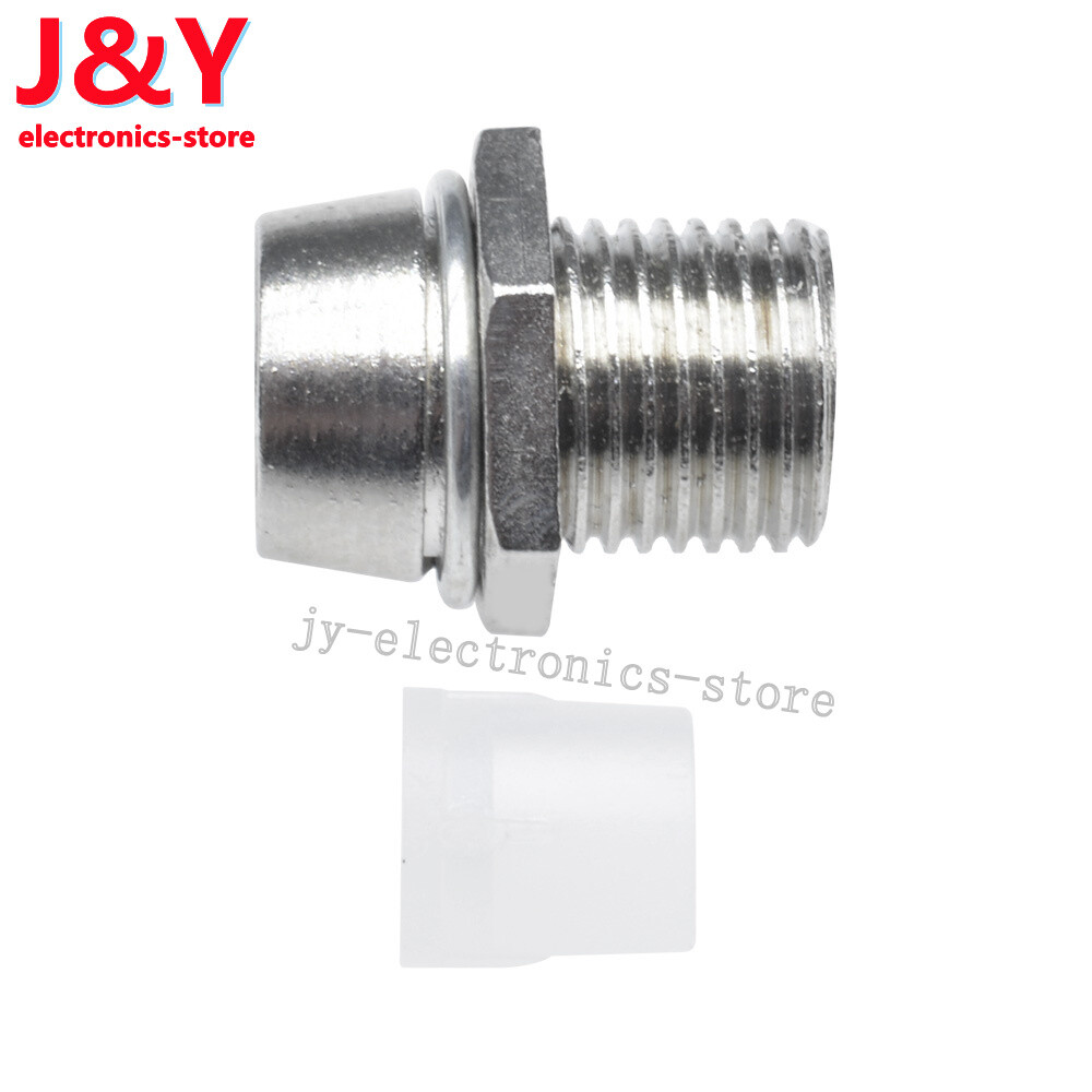 50pcs 5MM Chrome Metal Silver Bezel LED Holder Panel Display Mount Base Rubber