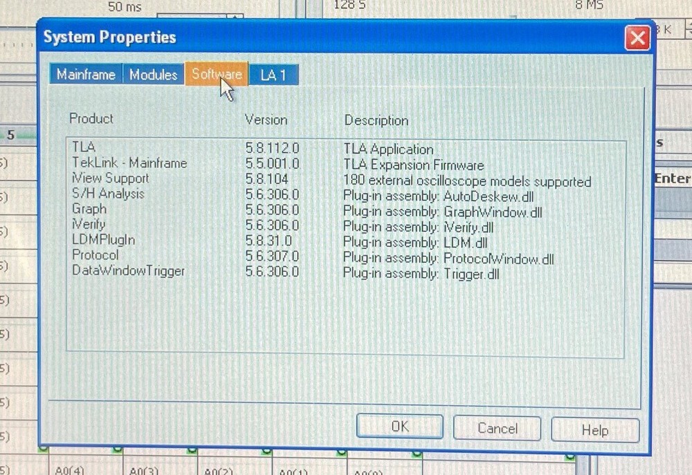 Tektronix TLA7012 Portable Logic Analyzer Mainframe with TLA7AC4 module