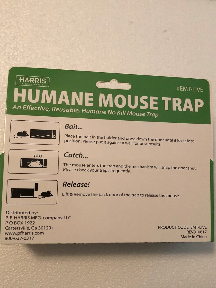 Harris Humane Mouse Trap catch and release