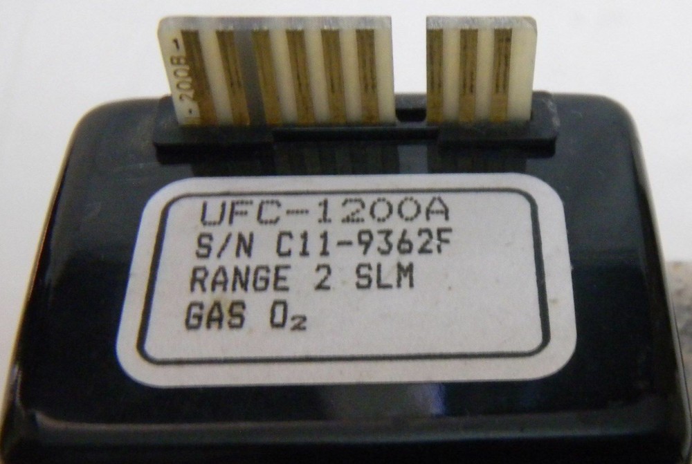 Unit UFC-1200A Mass Flow Controller, Gas- O2, Range- 2 SLM, Used