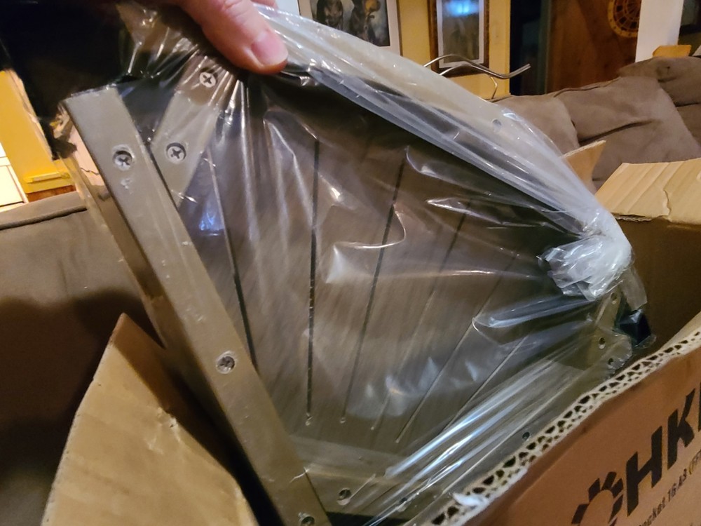 ROHKEX Corner Bench Shower Stool Brown