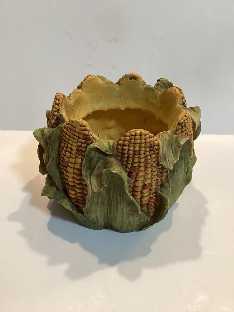 CERAMIC FALL DECORATIVE HAND-PAINTED BOWL