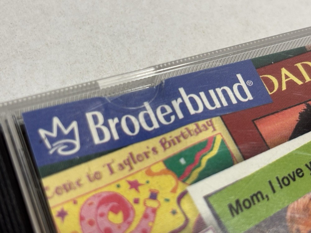 Broderbund PrintMaster Silver 15 2003 Computer Graphics Software USED UNTESTED