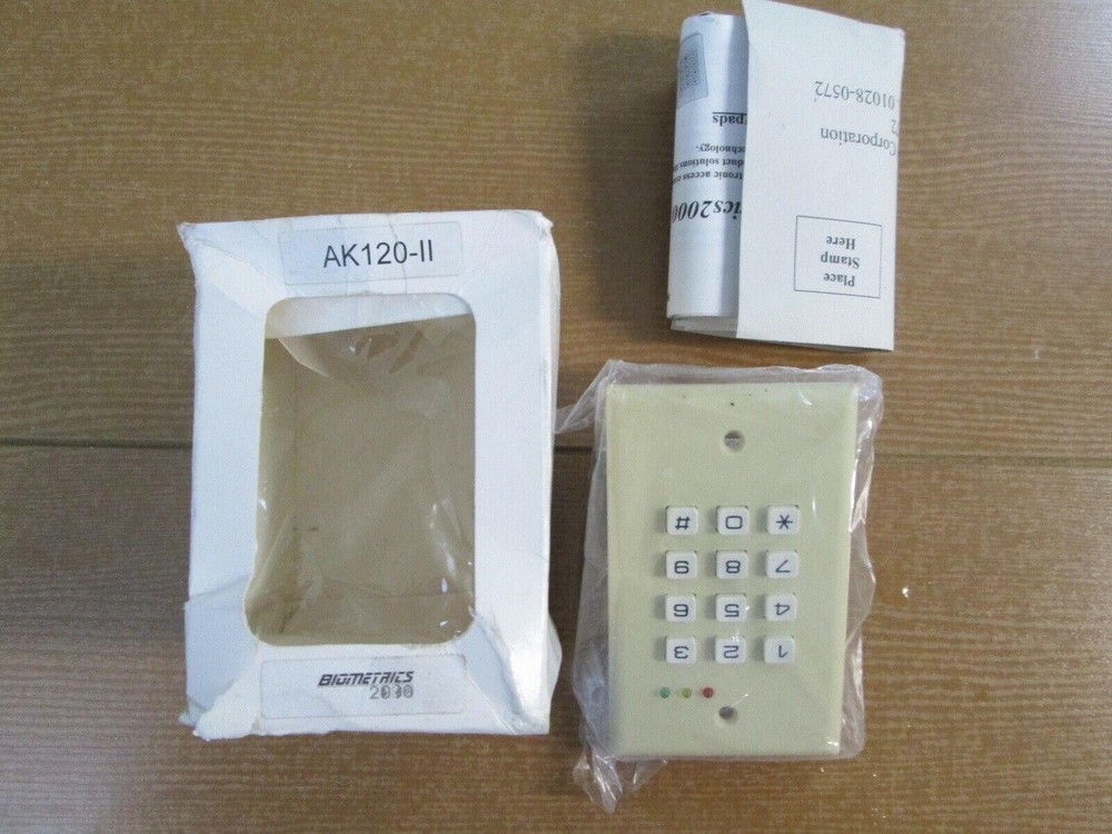 Biometrics 2000 AK120-II Security Access Keypad Binding Post Module Made USA