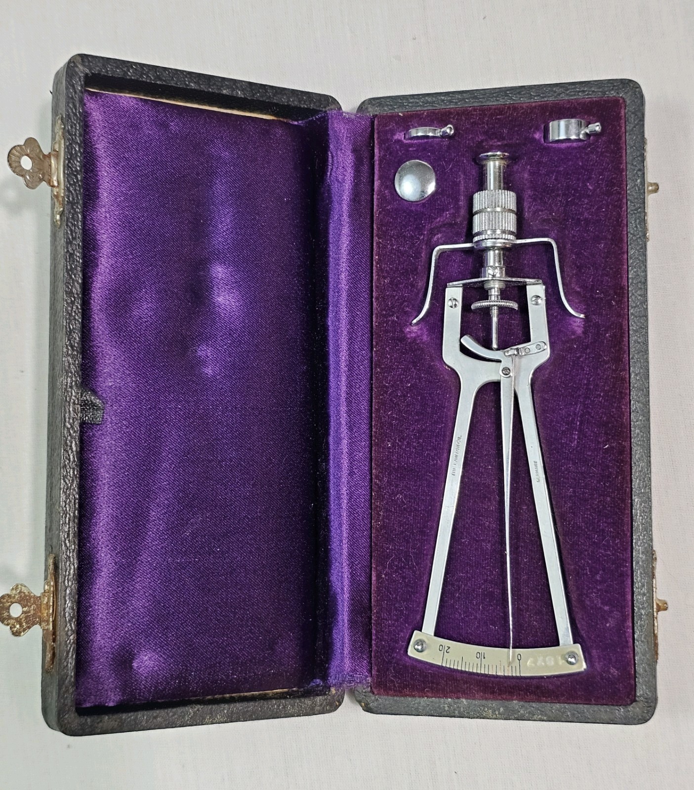 Vintage Mid-Century Schioetz Tonometer Medical Ophthalmology Tool Germany